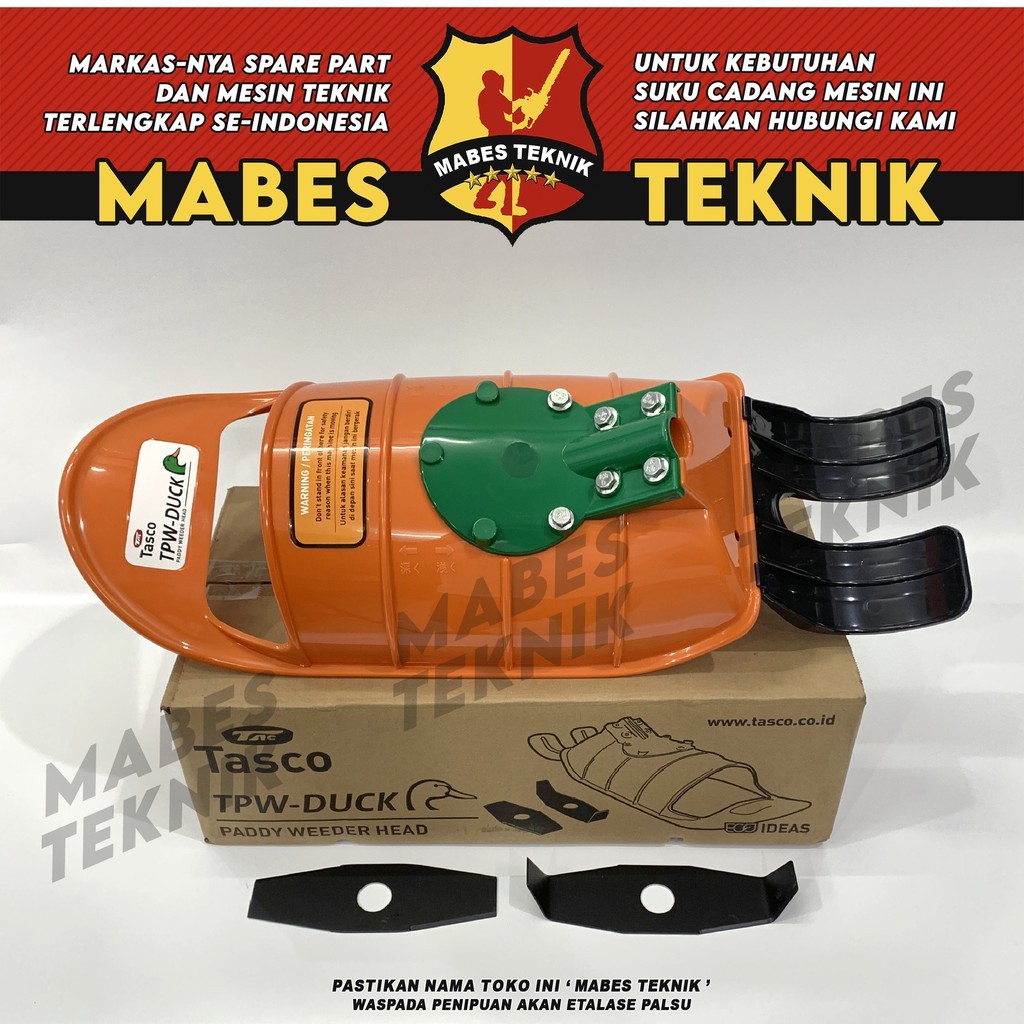 TASCO TPW-DUCK / TPW DUCK - MESIN / ALAT PENYIANG PADI - PADDY WEDDER - ADAPTOR MESIN POTONG RUMPUT