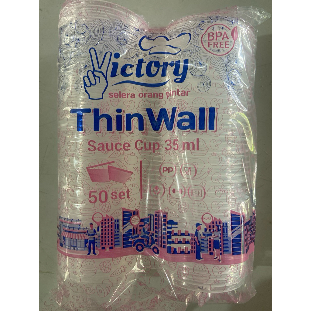 VICTORY THINWALL SAUCE CUP 35 ML/100ML