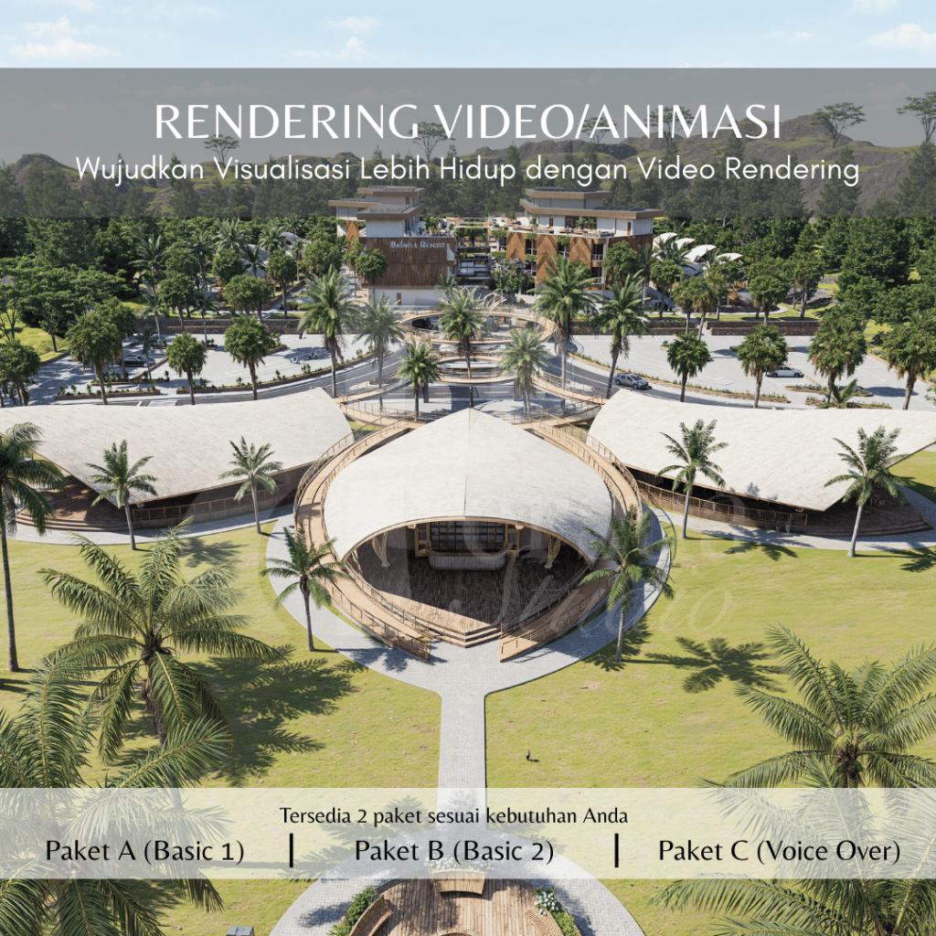 [PERSUA STUDIO] Jasa Render Animasi, 3D Artist - Visualisasi Arsitektur (Tugas Akhir / Presentasi Pr