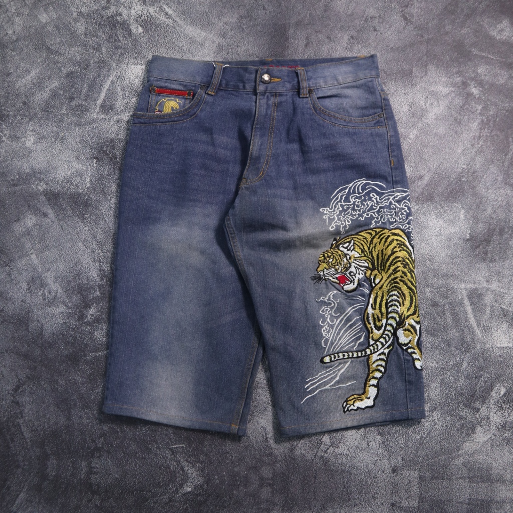 CELANA PENDEK TORAICHI SUKAJAN TIGER JEANS SHORT PANTS SP10 SIZE 32