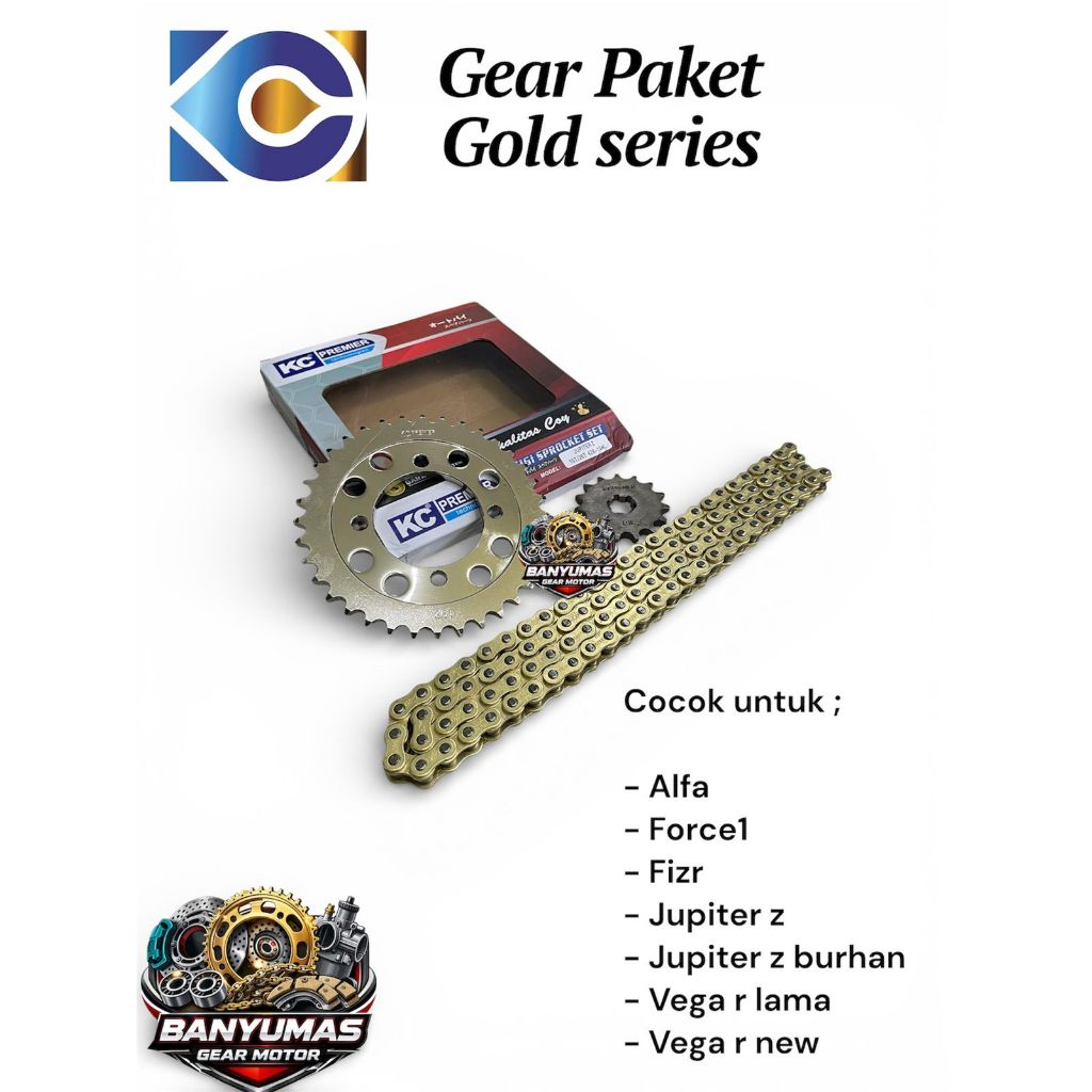 GEAR GIR SET GIR PAKET JUPITER Z GOLD SERIES MODEL SSS