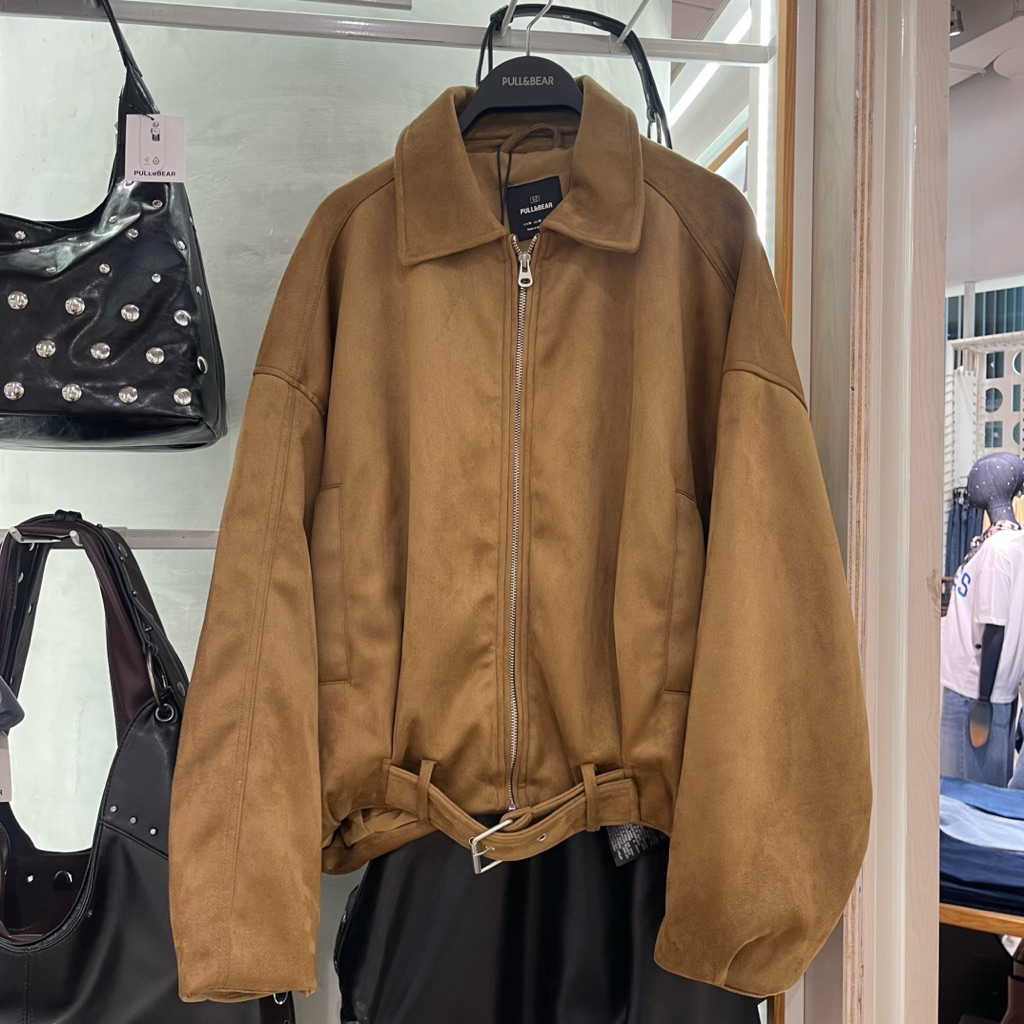 Jaket Suede PULL&BEAR Women Jastip (jasa titip)