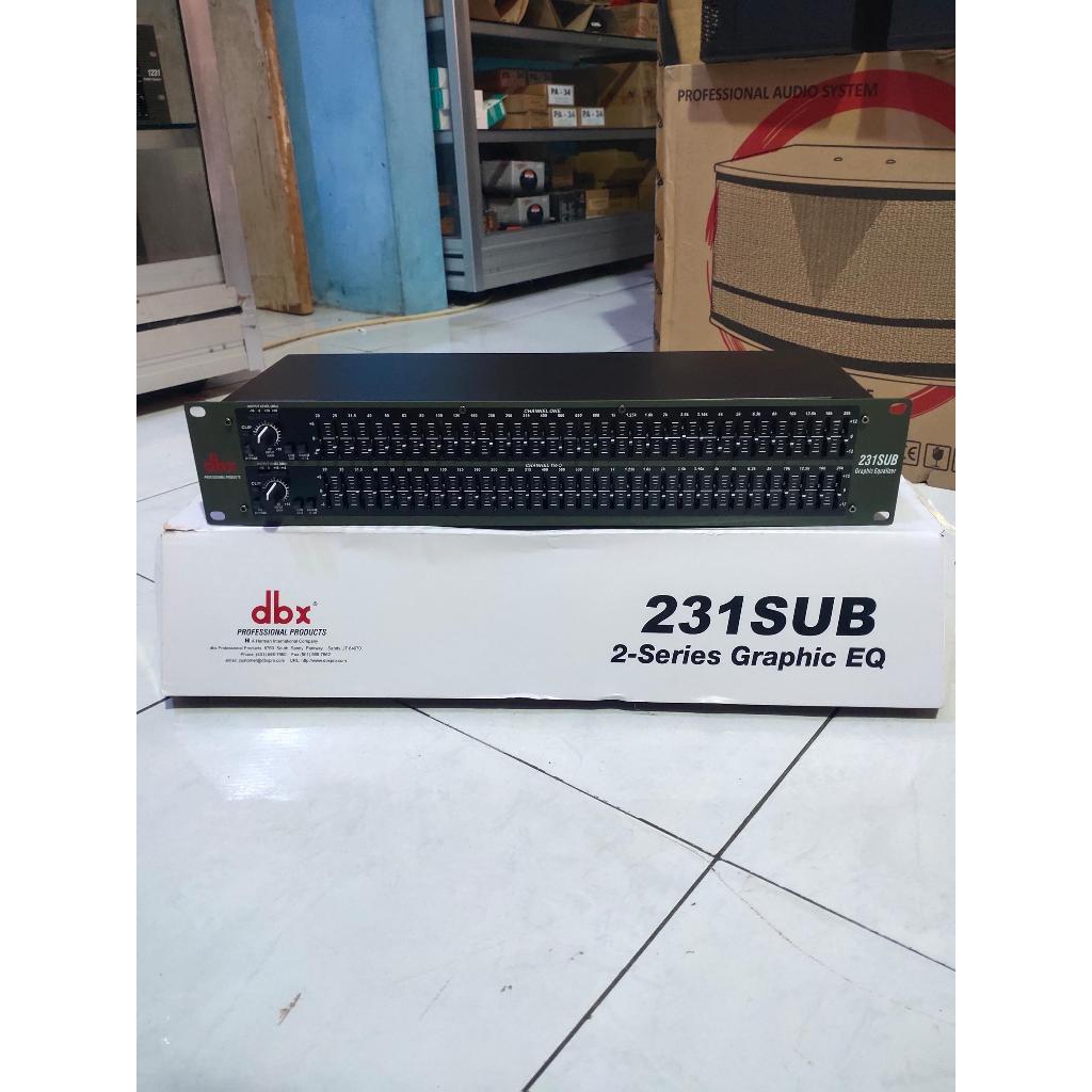 Equalizer DBX231SUB MAKRO DBX 231 SUB COMPONENT MACRO Grade A 2 x 31 Channel Dual Channel Equalizer 