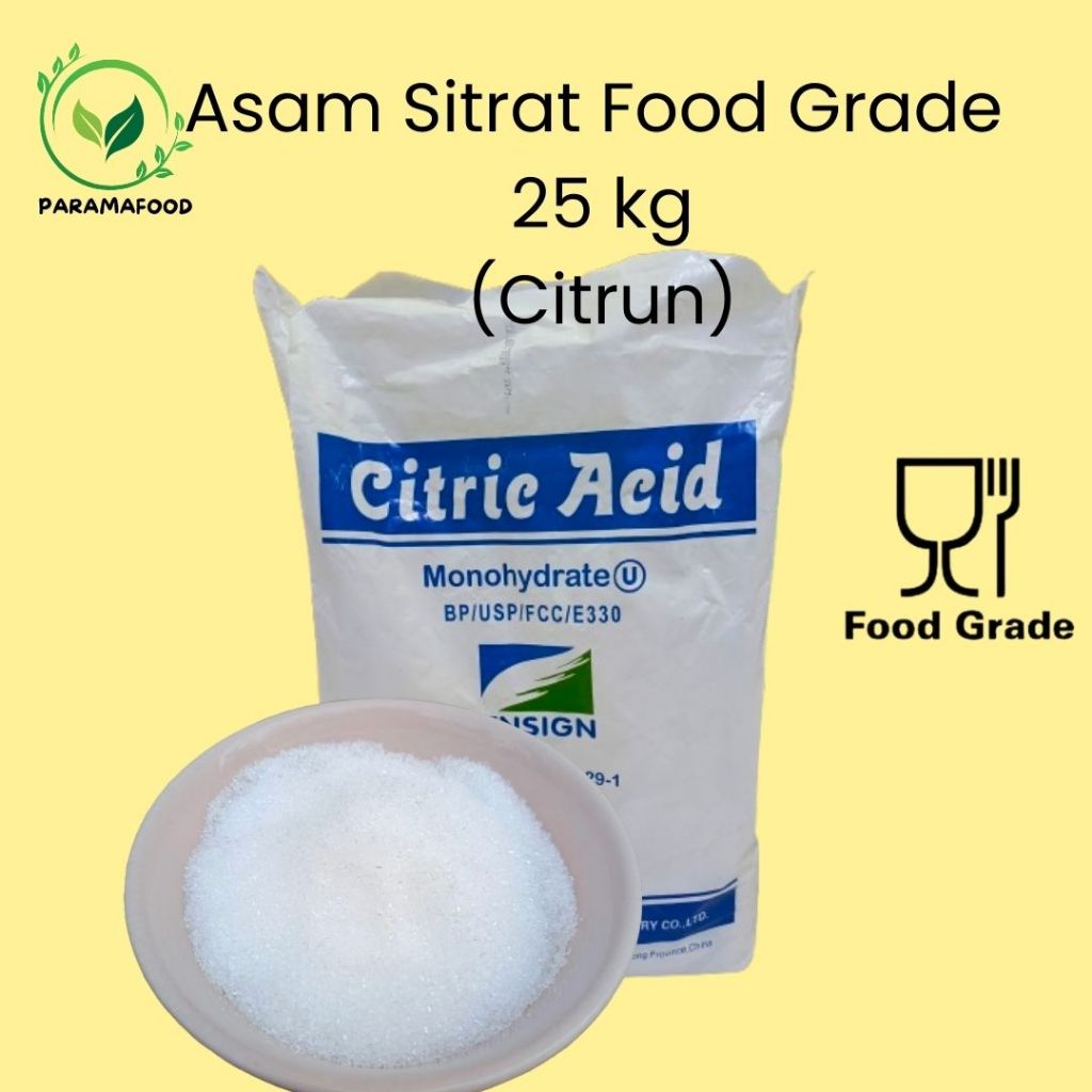 Citric Acid 25 kg Asam Sitrat / Sitrun / Citrun Food Grade