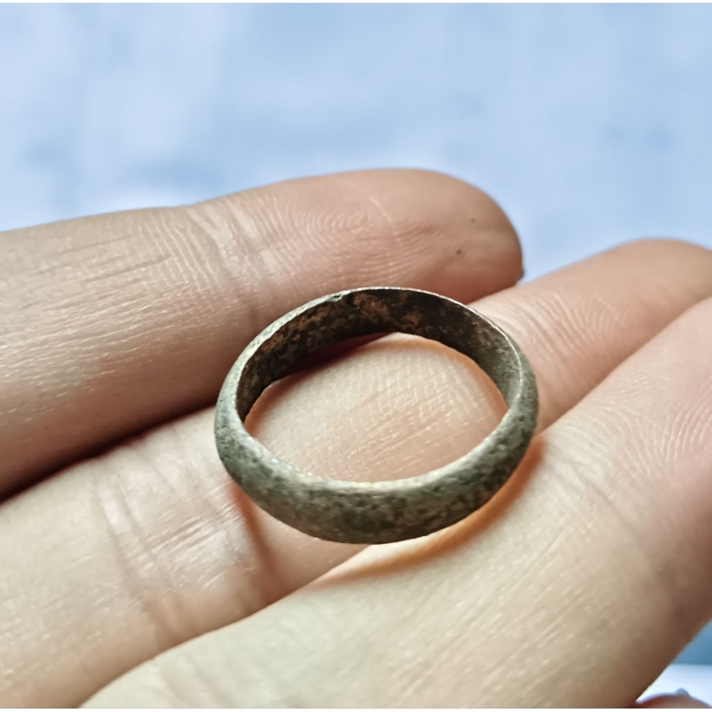 1 biji cincin kuningan ring 7 temuan sungai