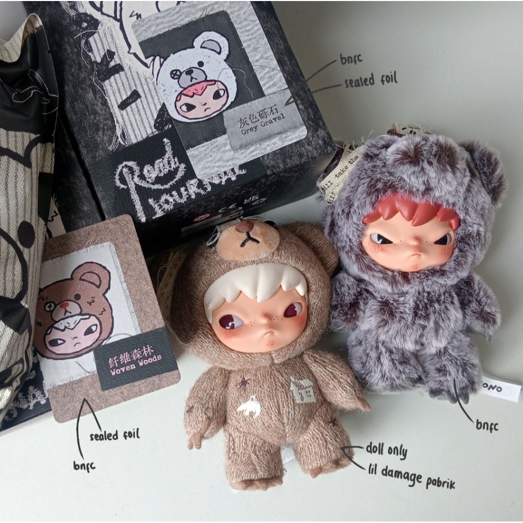 wts sell jual hirono woven woods frostfall hour grey gravel road journal bnfc sealed popmark