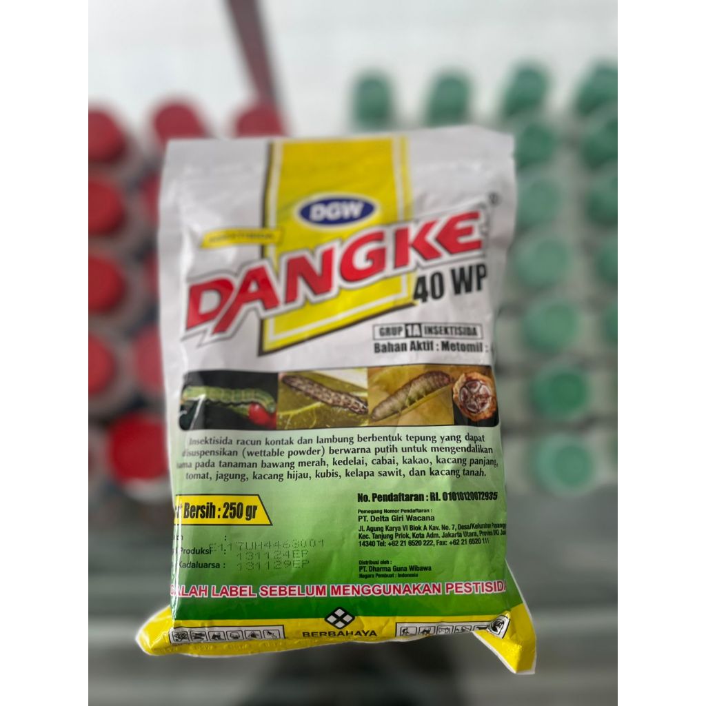 Dangke 40WP 250 gram Insektisida untuk Hama Ulat Tanaman Daun Sawi Selada Kubis