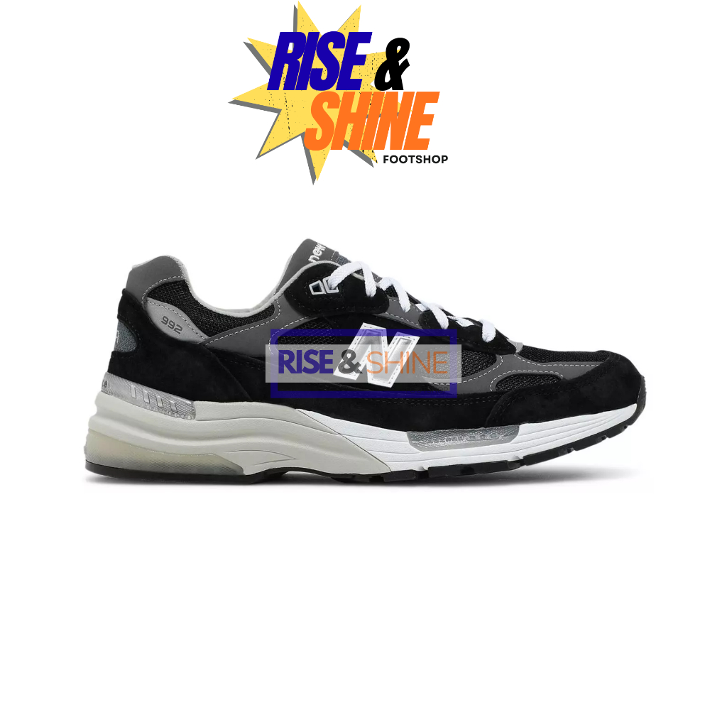 Sepatu NB 992 Black Grey