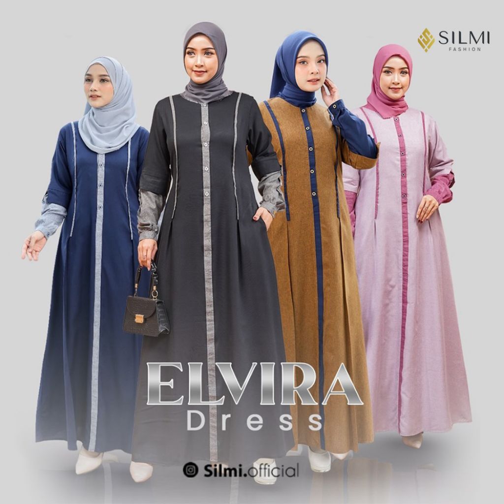 GAMIS REMAJA SIMPLE ELEGAN - GAMIS POLOS BUSUI SAKU SAMPING