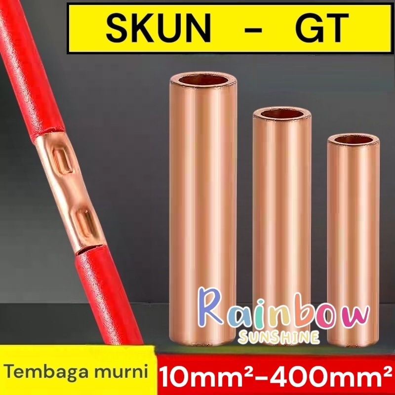 Verbending 70mm² Sock Skun Connector Panjang Copper GT-70 Tembaga