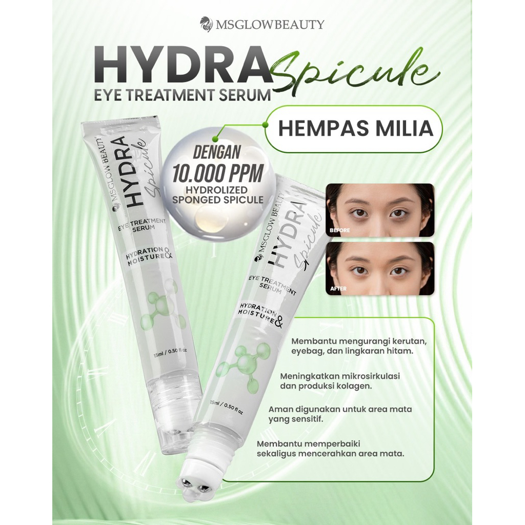 Ms glow Eye Treatment Serum | Hydra Spicule Eye Treatment Serum | Eye Serum Ms Glow