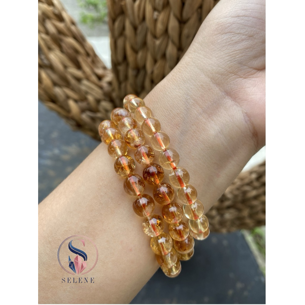 Gelang Citrine Natural 8mm
