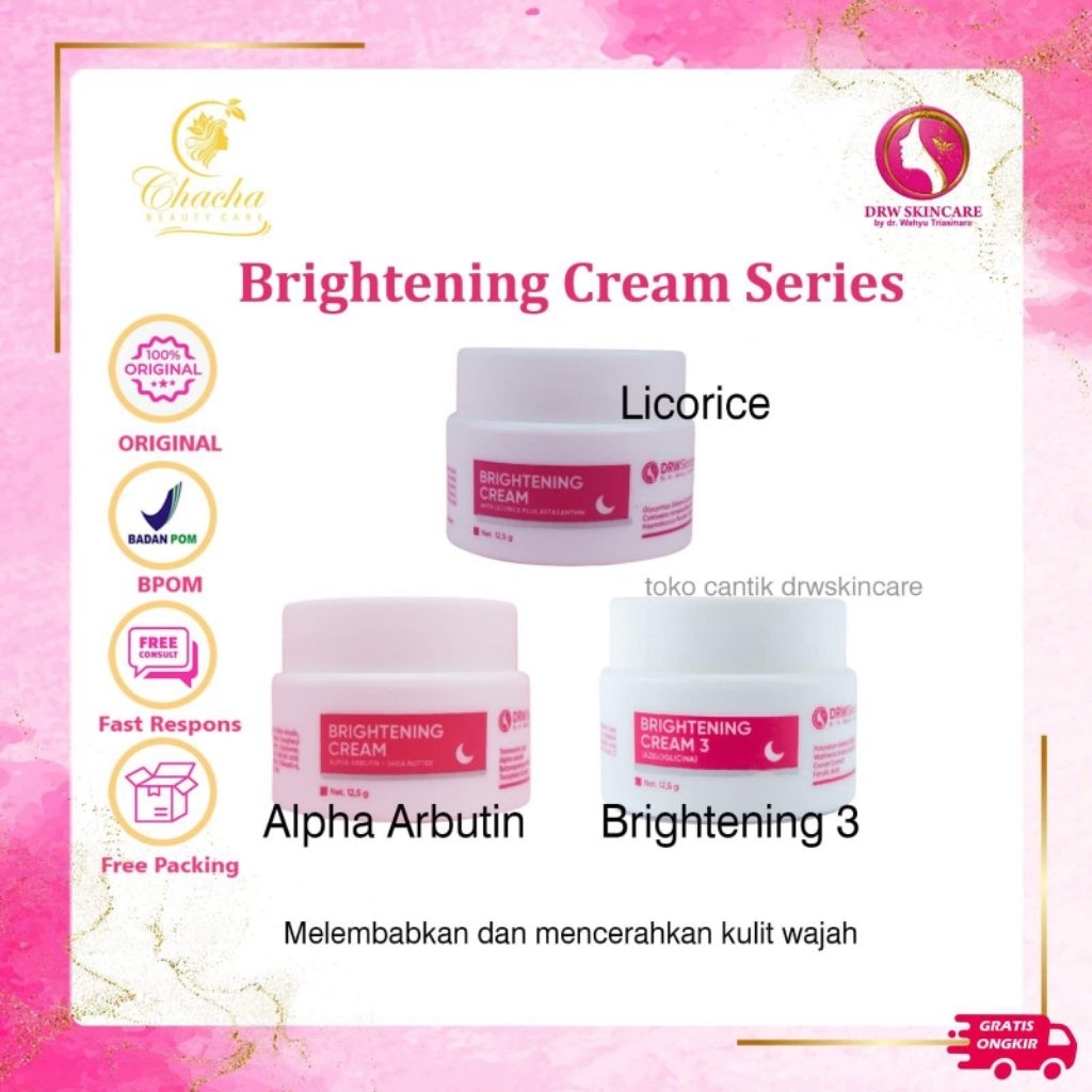 DRWskincare All crem malam flek/jerawat/glowing