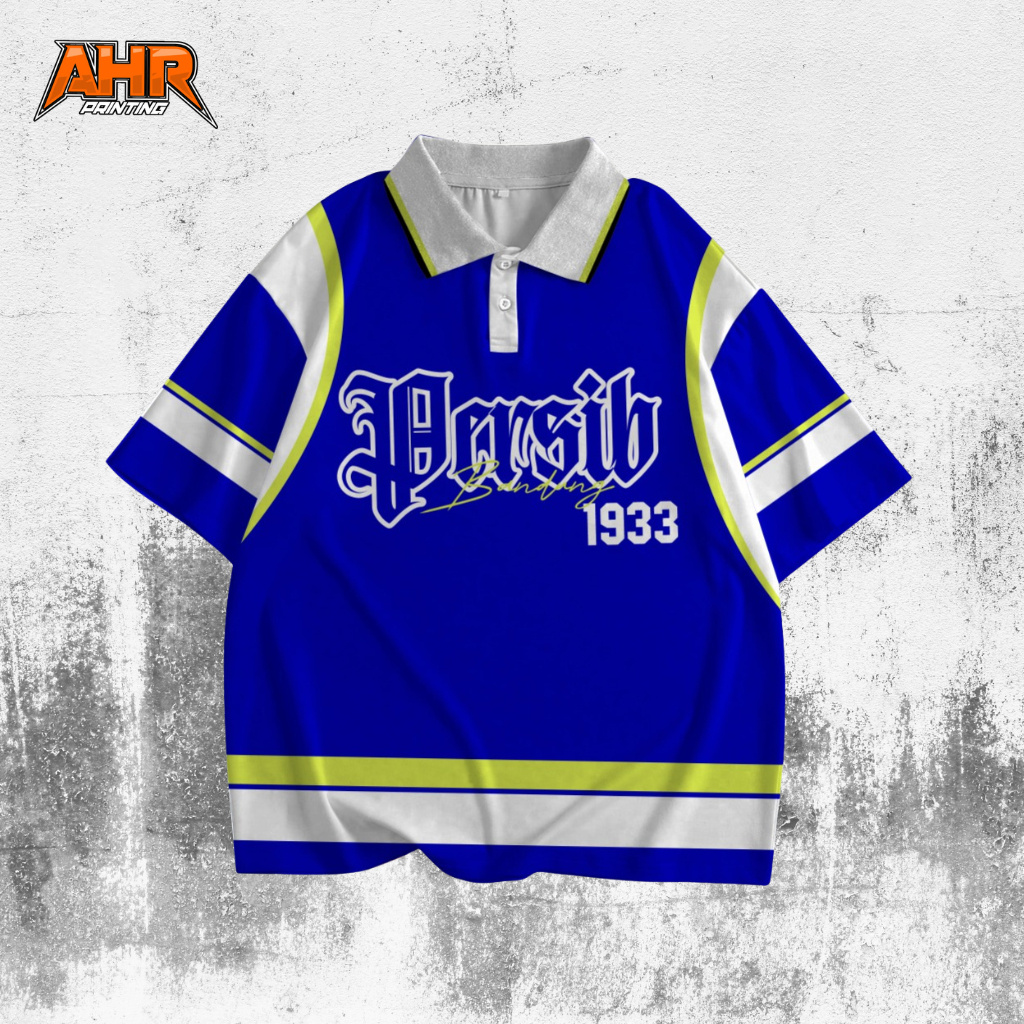 (Bisa COD) Jersey Persib Oversize Casual 1933 Original Dryfit Drop Nidle Premium / Football / Futsal