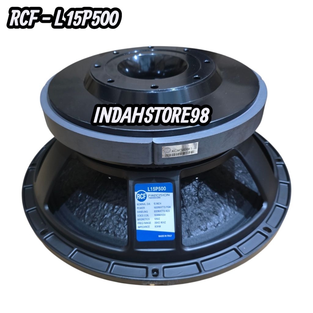 Speaker Sub 15 inch RCF L15P500 Voice Coil 4.5"  Speaker Komponent 15 inc Sub RCF LF 15P500