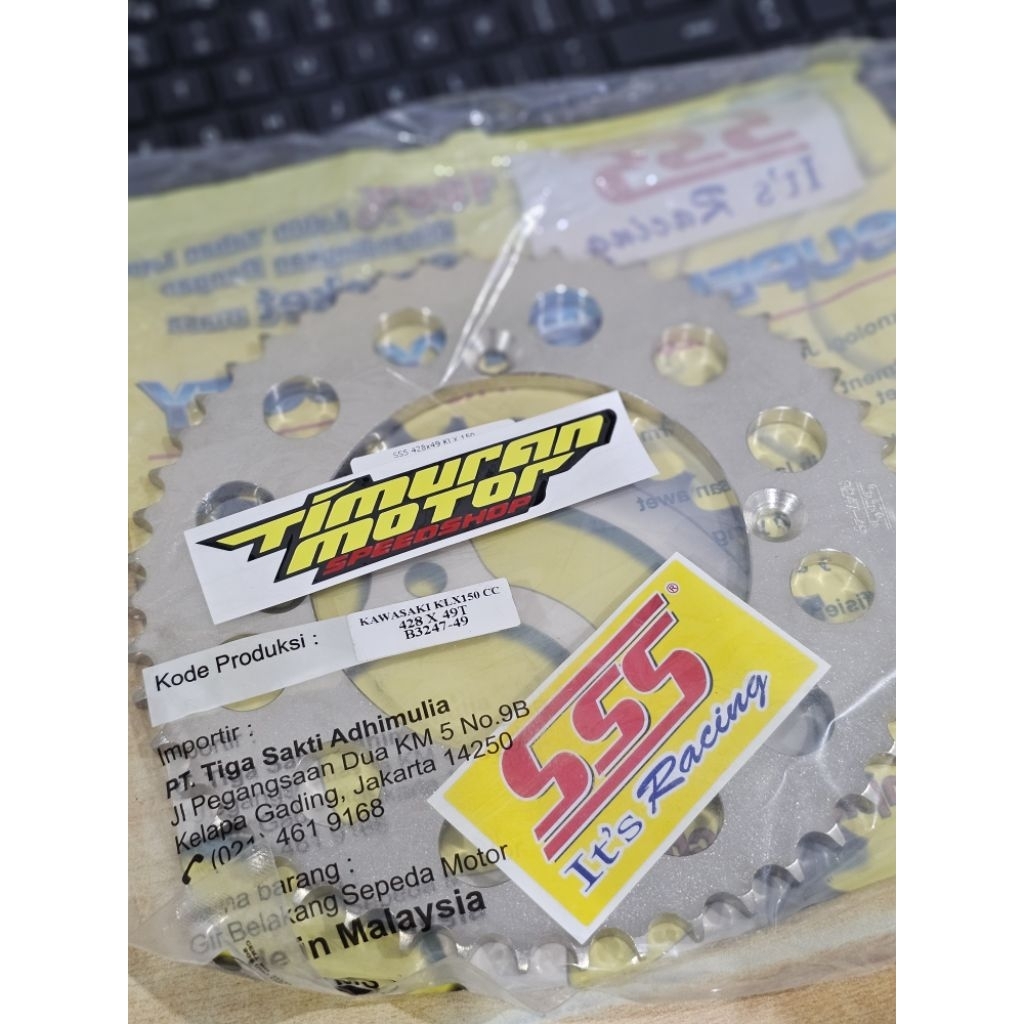 GEAR SSS 428 49 KLX 150