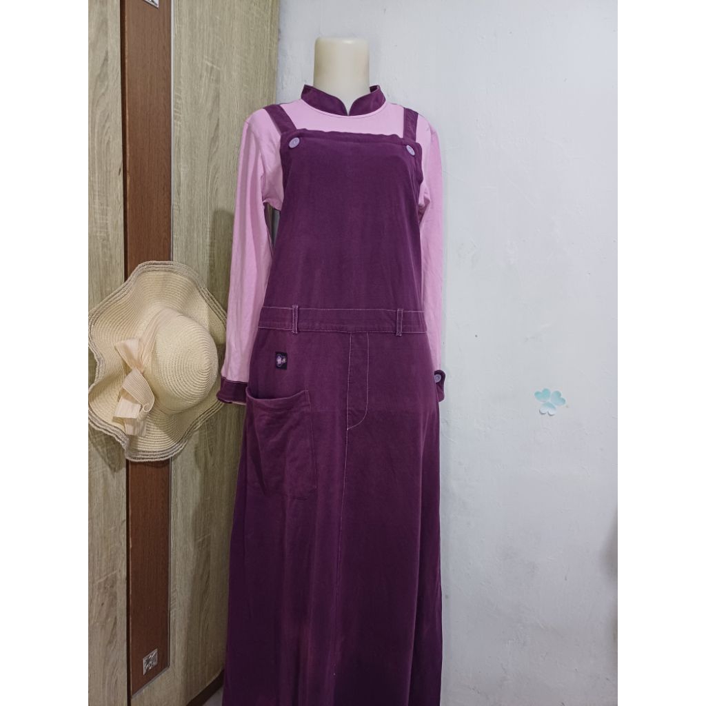 COD Gamis OL Kaos Tebal Premium Branded (Ld 105) Cantik