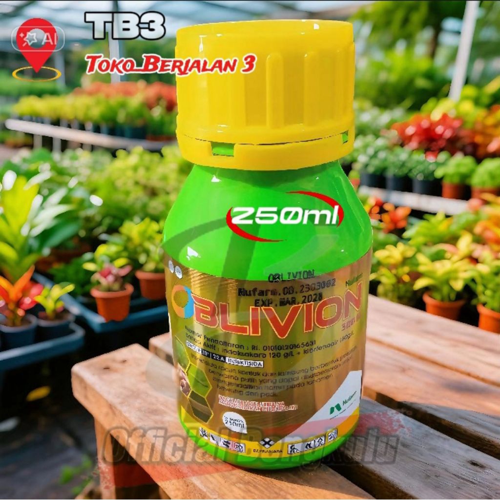 Insektisida OBLIVION 300SC 250ml Mengendalikan Hama Penggerek Batang Padi Ulat Grayak Pada Tanaman