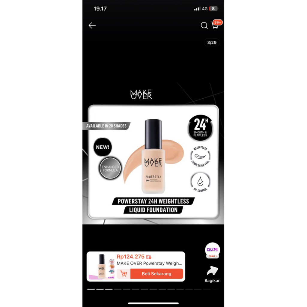 PRELOVED , foundation makeover