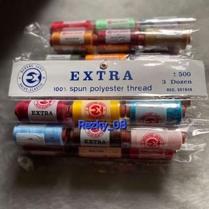Benang jahit extra 500 yards harga satuan