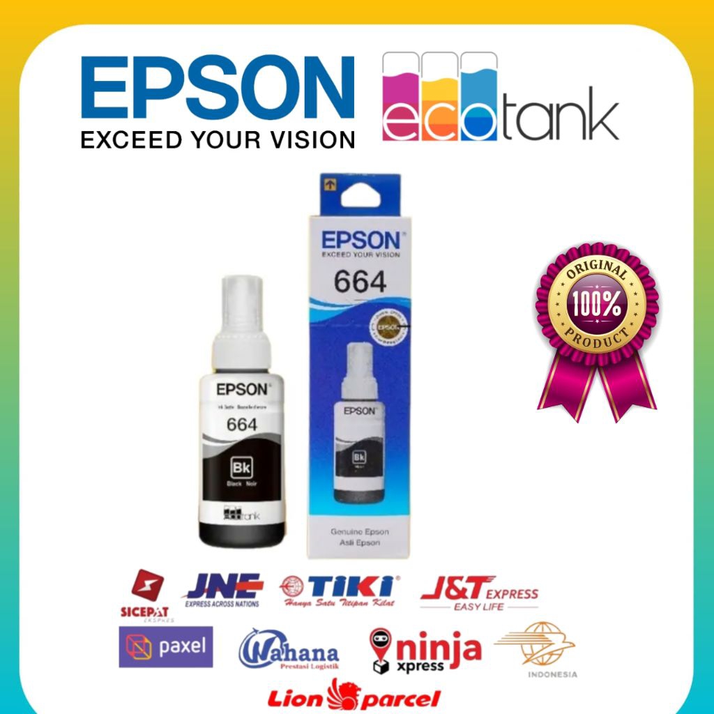 TINTA EPSON 664 BLACK ORIGINAL
