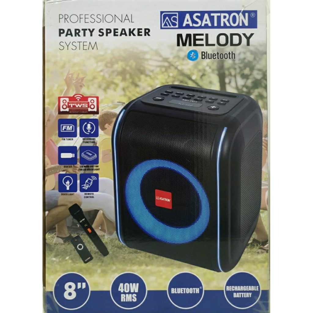 Speaker bluetooth Asatron MELODY 8inch asatron melodi