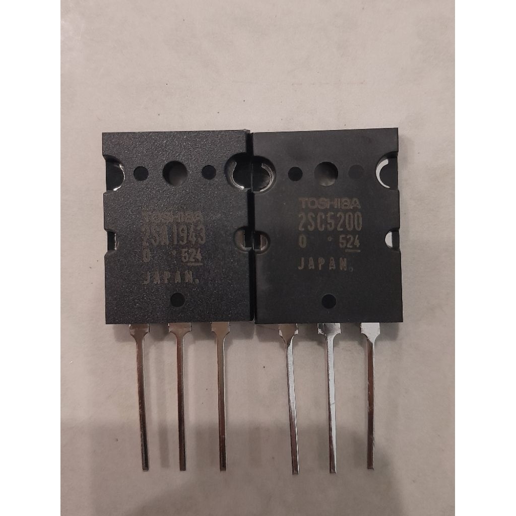 THOSIBA  TRANSISTOR A1943 C5200 LOT 524 || THOSIBA A1943 C5200 GRADE A LOT 524 (Harga Untuk 1 Set)
