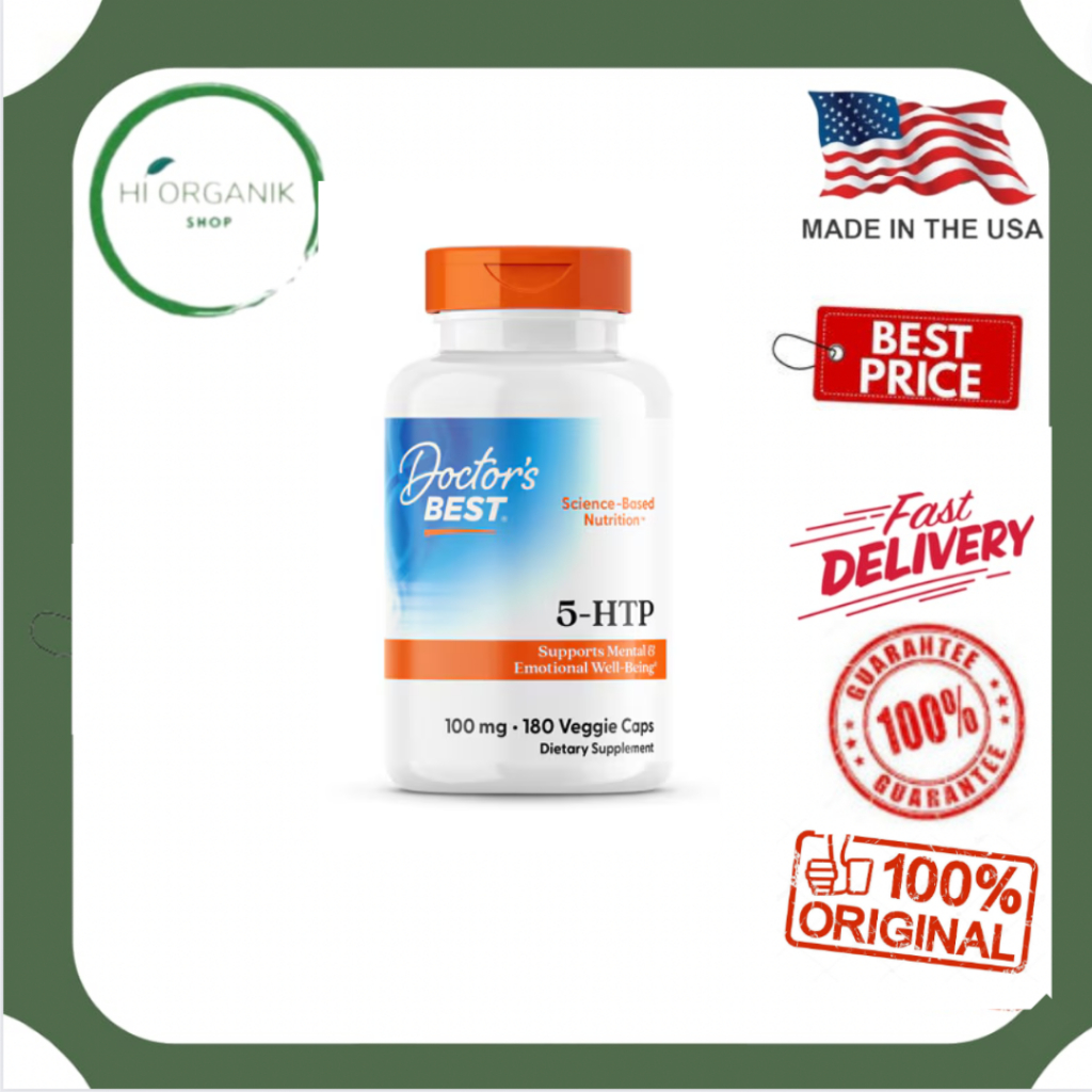 Doctor's Best 5-HTP 100 mg 180 Caps 5 HTP 5HTP Healthy Sleep