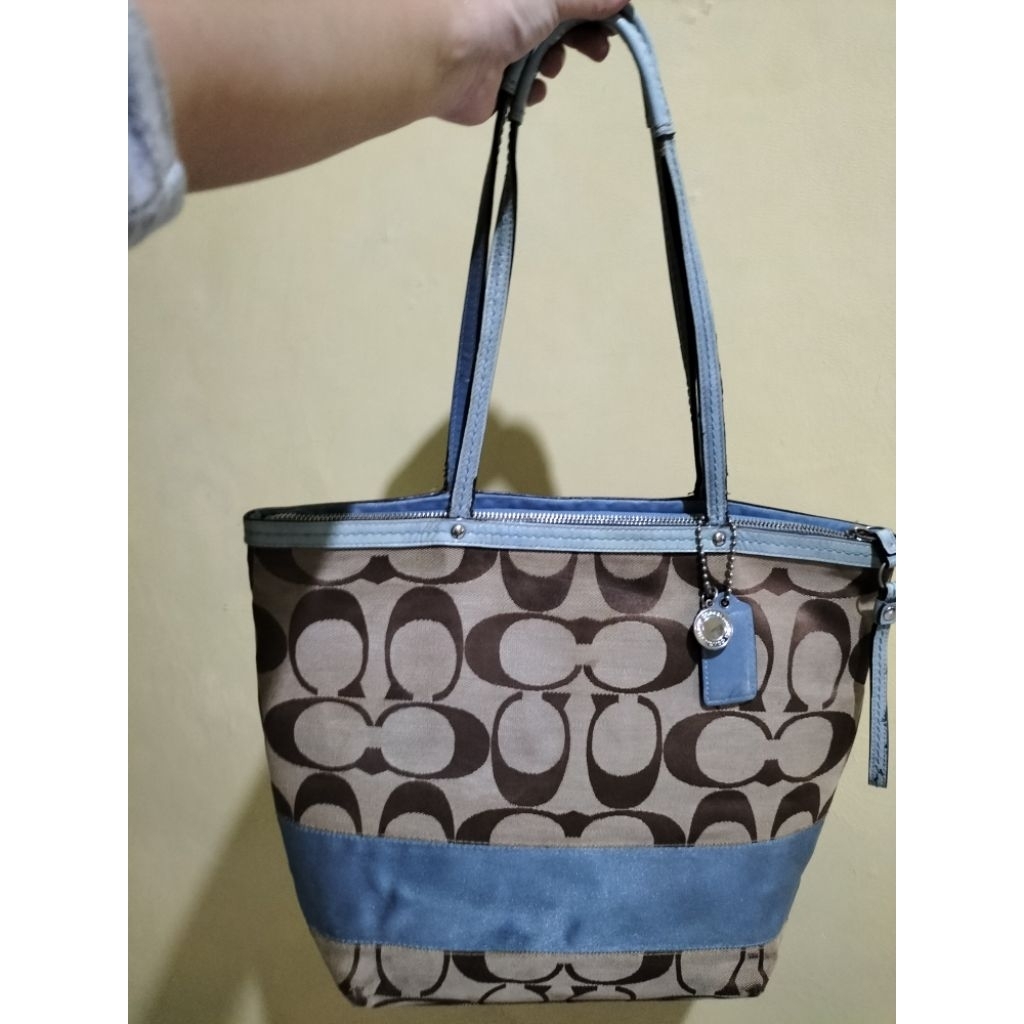 Totebag Coach Signature Blue