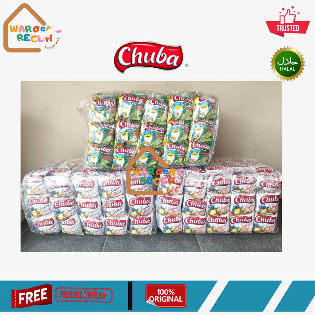 Chuba Keripik Singkong Sambal Balado Ijo Keju 12 Gram [1 BAL ISI 12 PACK]