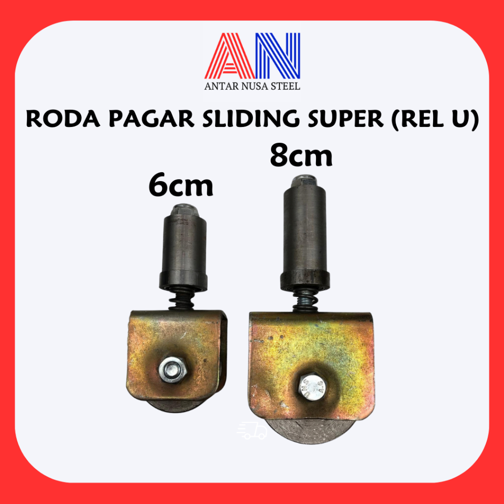 RODA PAGAR SLIDING SUPER 6cm, 8cm | Roda Pagar Roda Sliding Super