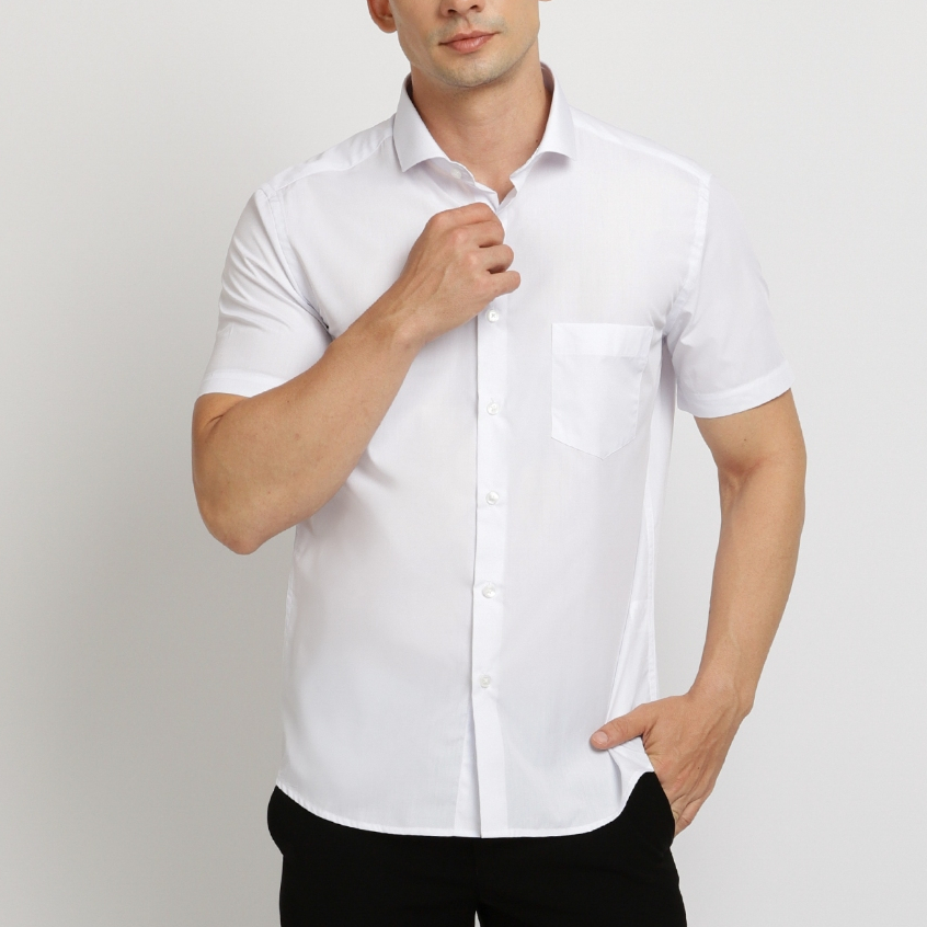 CARLOS MORENO - Kemeja Polos Katun - SKPS | Kemeja Formal | Kemeja Polos Pria | Kemeja Polos Slim Fi
