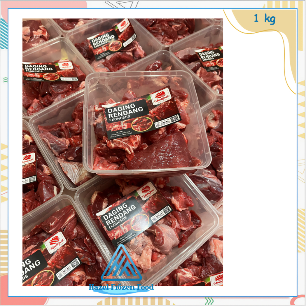 MeatGoal Daging Rendang 1 kg Frozen Food Karawang