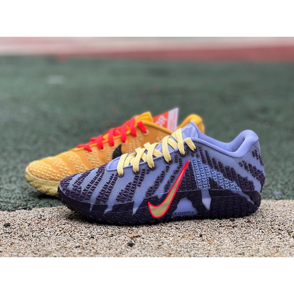 Ja 3 Ja Morant 3 "Hustle & Flow" Blue Yellow Unisex Low Top Basketball Shoes Comfort Durable