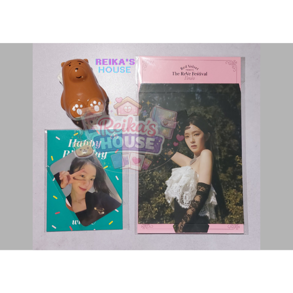 [SEALED] RED VELVET OFFICIAL PHOTOCARD IRENE THE REVE FESTIVAL FINALE STANDEE IRENE BDAY