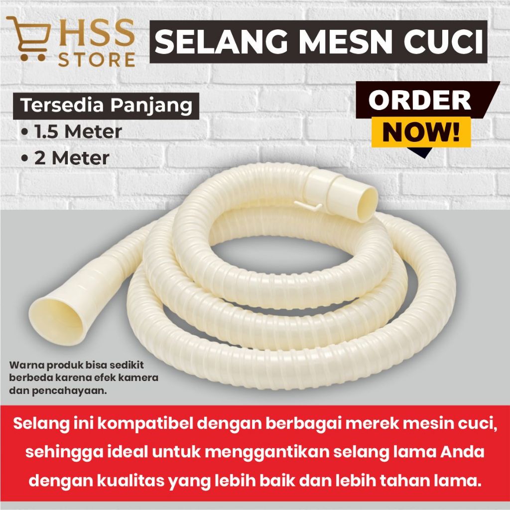 Selang Mesin Cuci /Selang Pembuangan Air Mesin Cuci / Selang Fleksibel Pembuangan Air Mesin Cuci / S
