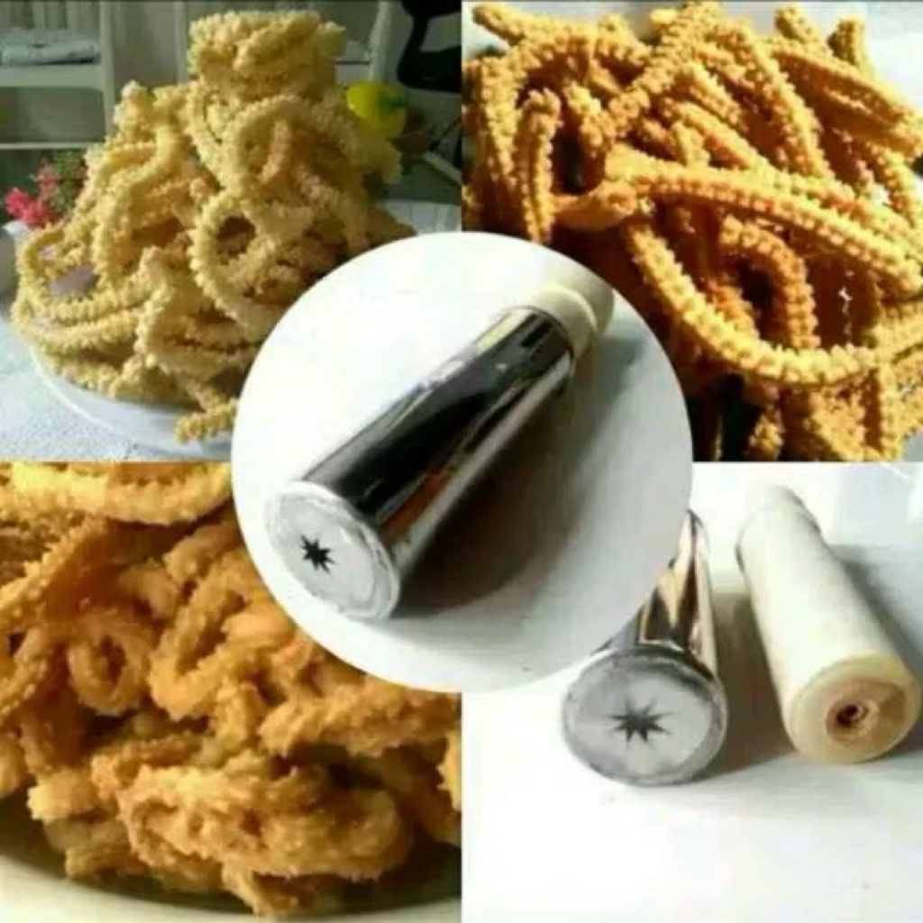 Cetakan Kue Akar Kelapa Plastik Panjang 19 Cm