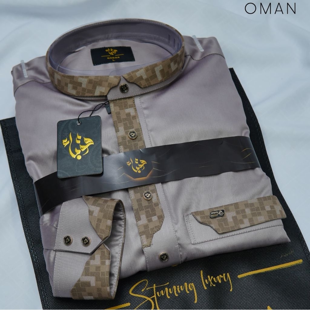 JUBAH QOBAA MODEL "OMAN" POLYESTER PREMIUM