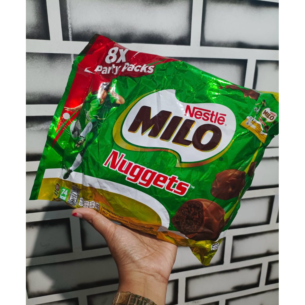 READY MILO NUGGETS isi 8 PCS/ MILO MALAYSIA
