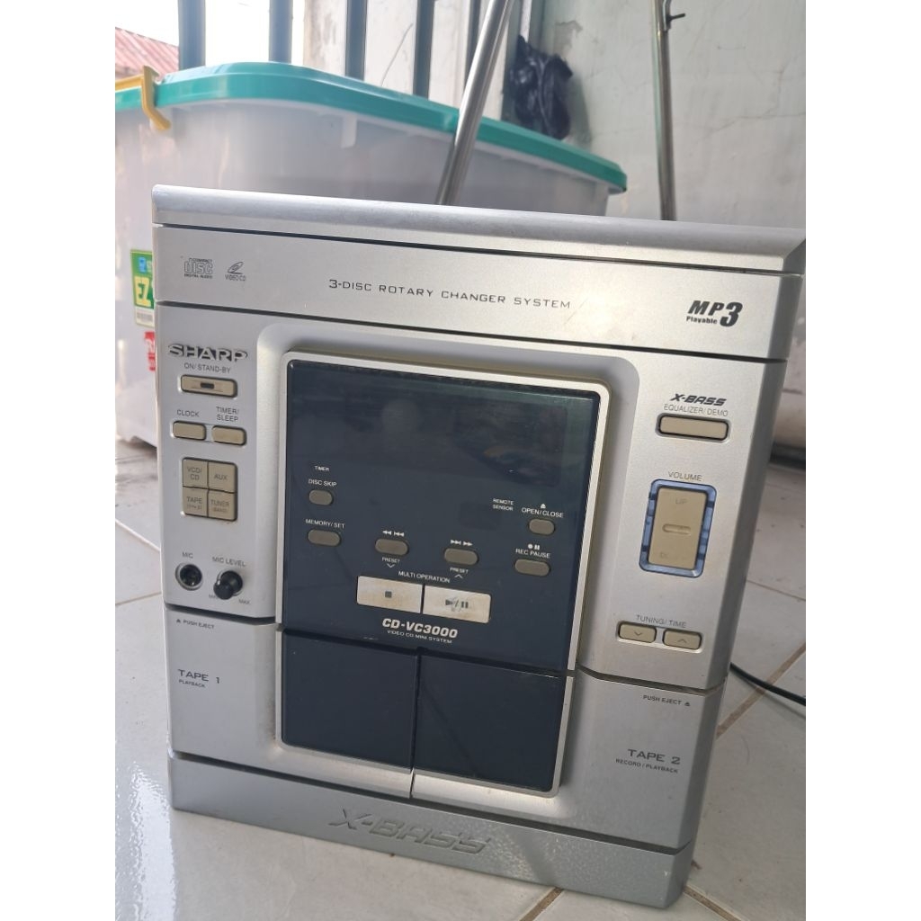 Tape compo SHARP VC3000, matot