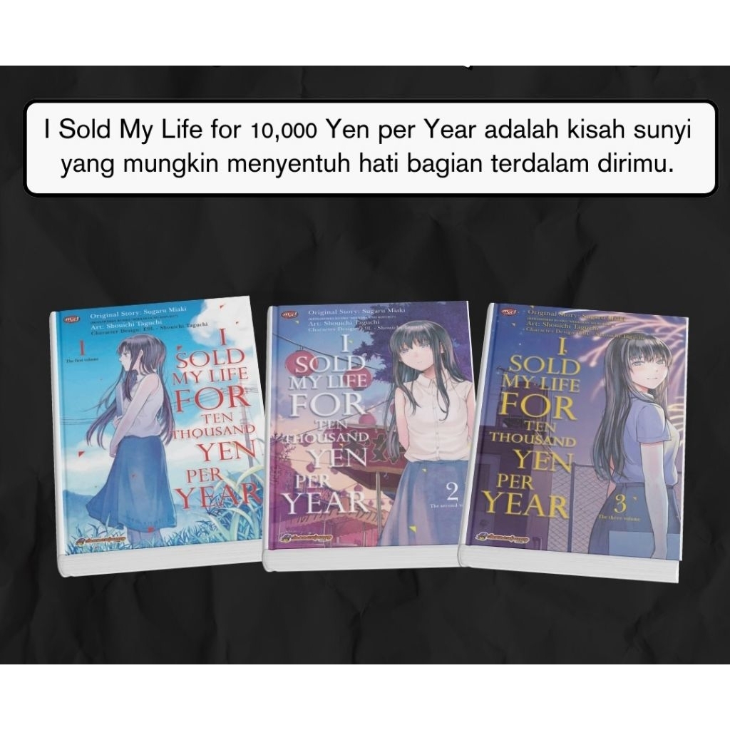 Komik I Sold My Life for Ten Thousand Yen per Year Vol. 1/2/3 (BOOKPAPER)