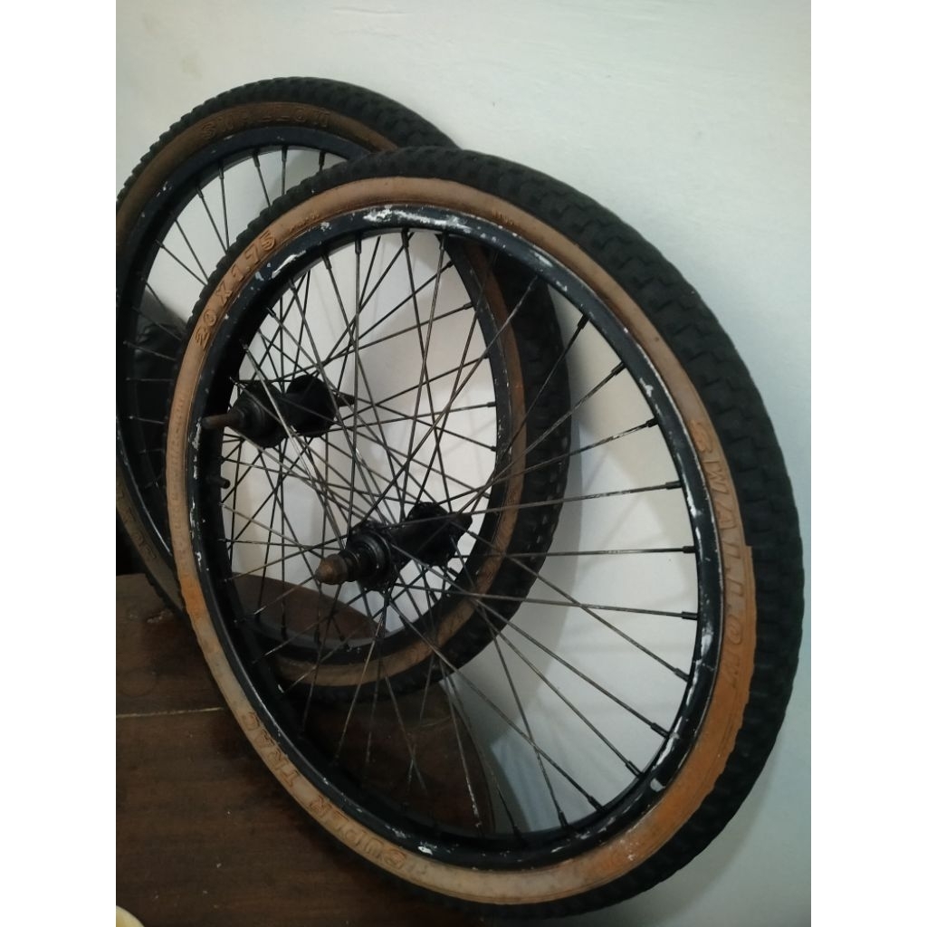 wheelset BMX 20" Rims alloy second