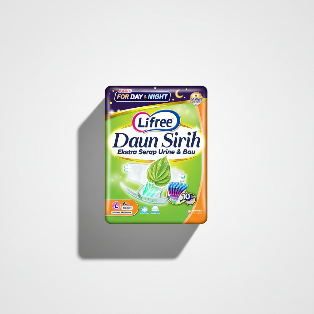 Popok Dewasa Lifree Tipe Perekat Size L per biji / Pampers Dewasa Lifree Size L per pcs/ Diapers Dew