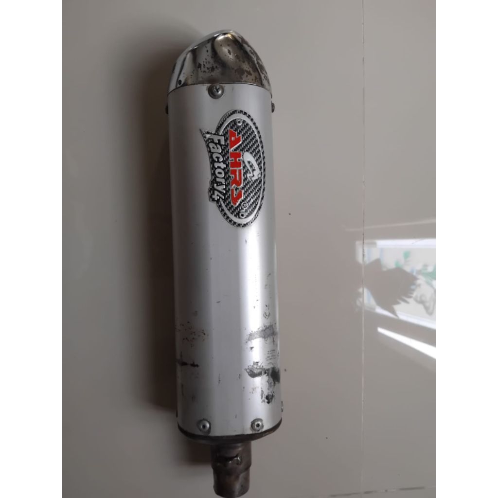kenalpot ahrs factory 4 ori bekas pemakaian