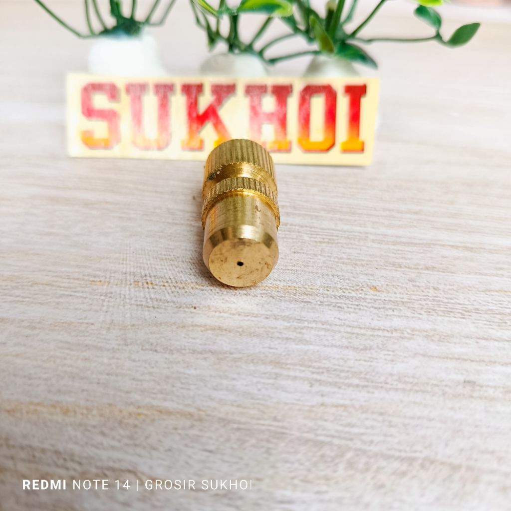 NOZZLE MALAYSIA KUNINGAN ASLI / NOZZLE SPRAYER MALAYSIA DRAT 10  NOZZLE ( TYPE FDL )