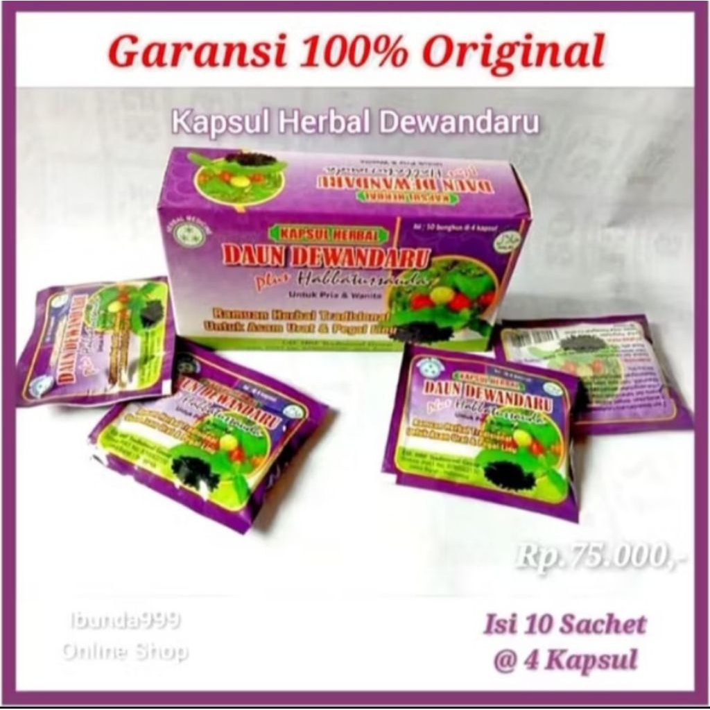Daun Dewandaru Kapsul Asam Urat