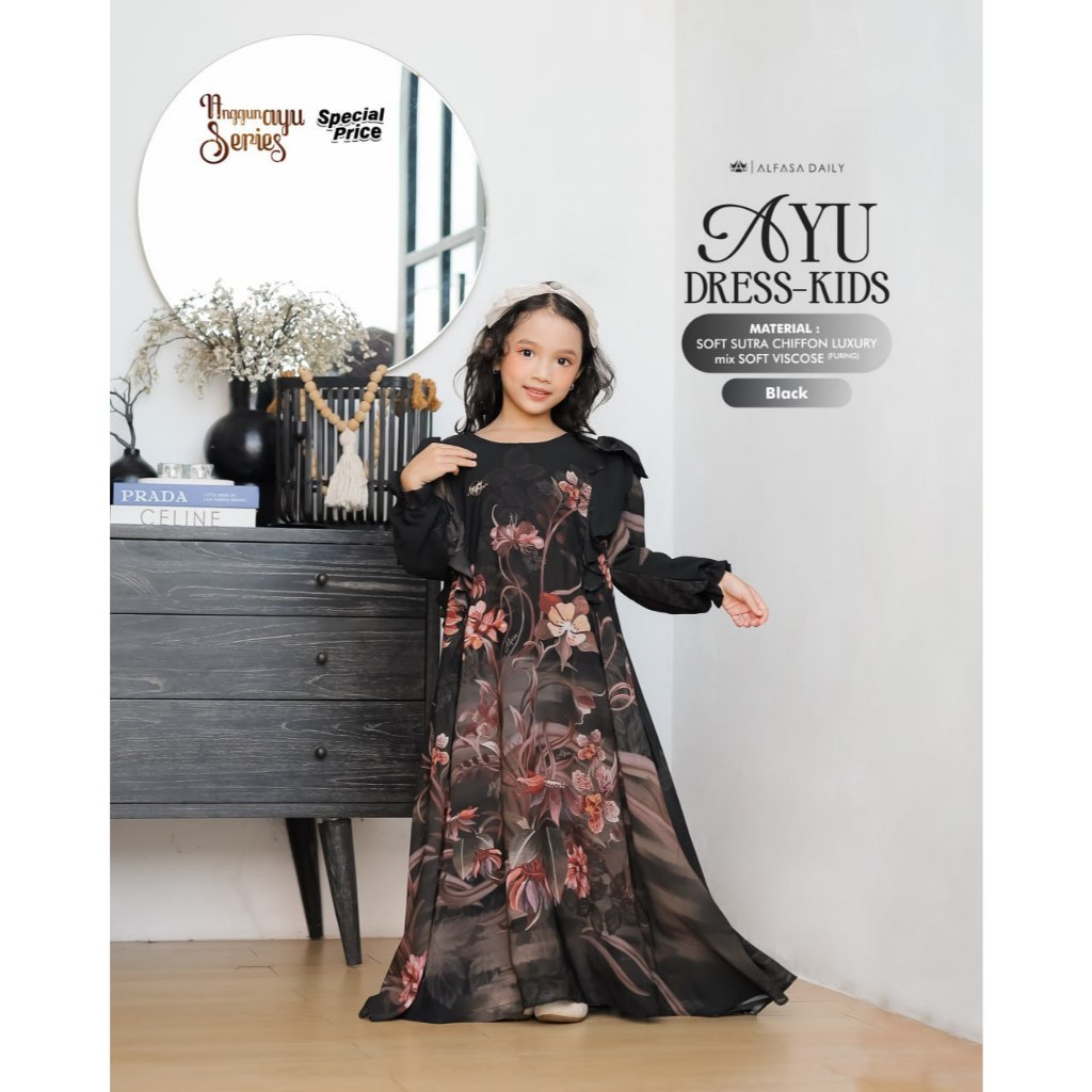 AYU DRESS KIDS LUXURY COLLECTION ANGGUN AYU SERIES - Alfasa Daily
