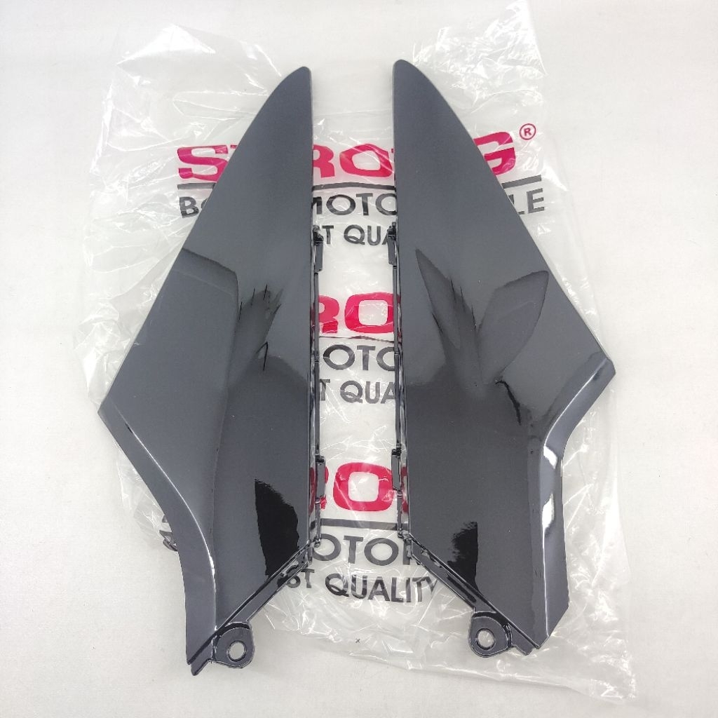 STRONG Cover Body Bodi Bagian Depan Kecil Kanan Kiri Set Honda Supra x 125 Hitam Original STRONG