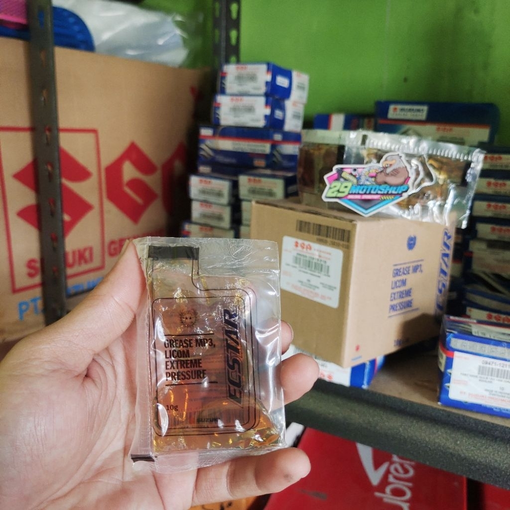 Grease Stempet Gemuk ECSTAR 10gr Sachet Cvt Komstir Bearing Laher ECSTAR Original SGP