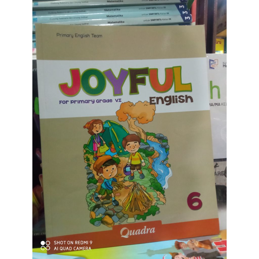 Buku joyful English bahasa inggris untuk SD kelas 6 quadra original